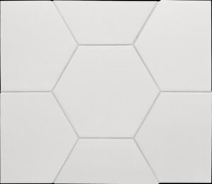 Hexatile Mate Blanco | 17,5x20cm - immagine 6