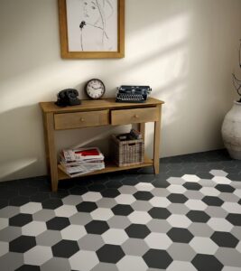 Hexatile Mate Blanco | 17,5x20cm - immagine 4