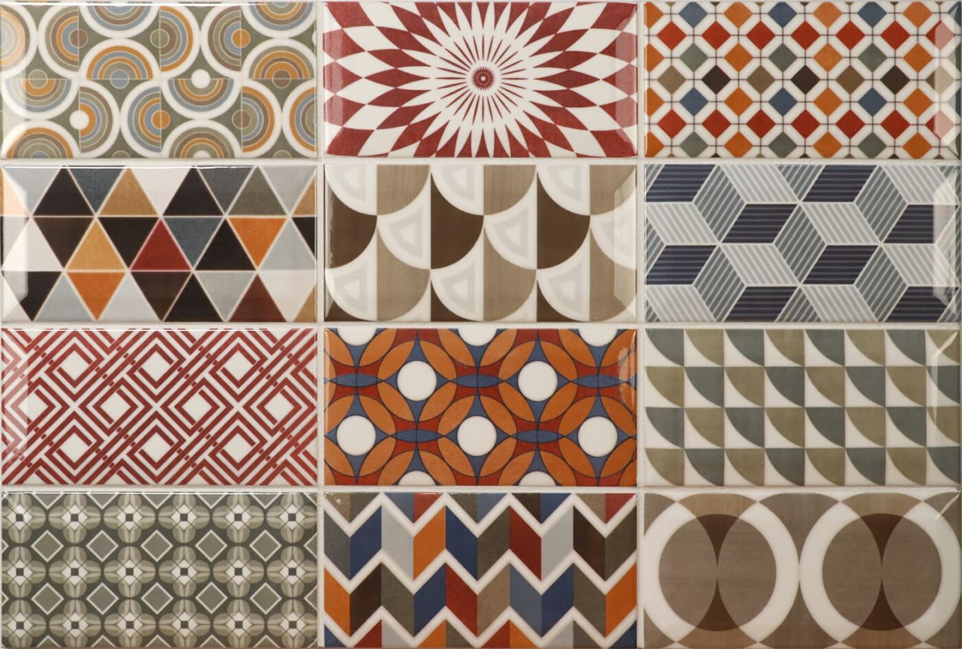 Metro Patchwork Colours | 7,5x15cm