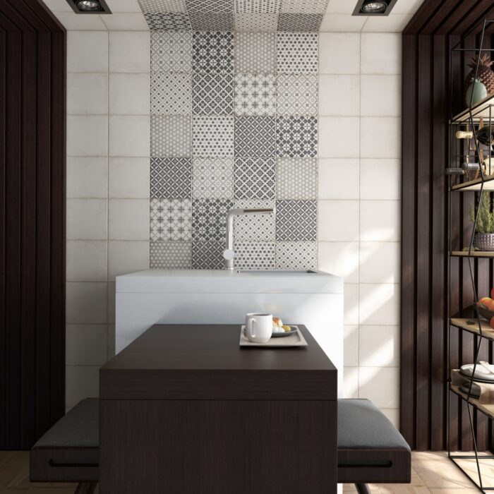 Mosaico Marble Metal 2,3×2,3 <br/> 30x30cm