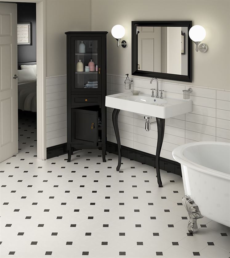 Octagon Mate Blanco 20x20
