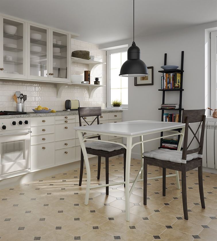 Octagon Marmol Beige 20x20