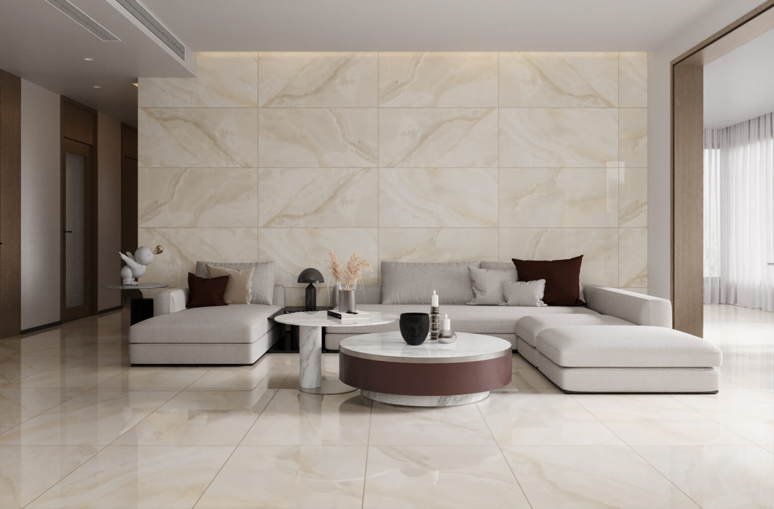 Prestige Onix Pearl Glossy | 60x120cm - immagine 2