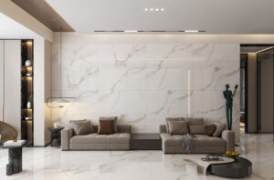 Prestige Statuario Majestic Glossy | 60x120cm - immagine 2