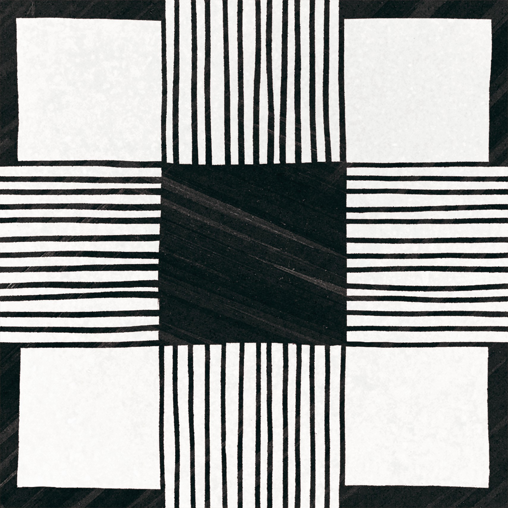 Caprice Deco Cloth B&W 20x20