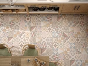 Caprice Deco Patchwork Pastel 20x20