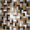Mosaico Basket Alluminio Beige | 30x30cm - immagine 3