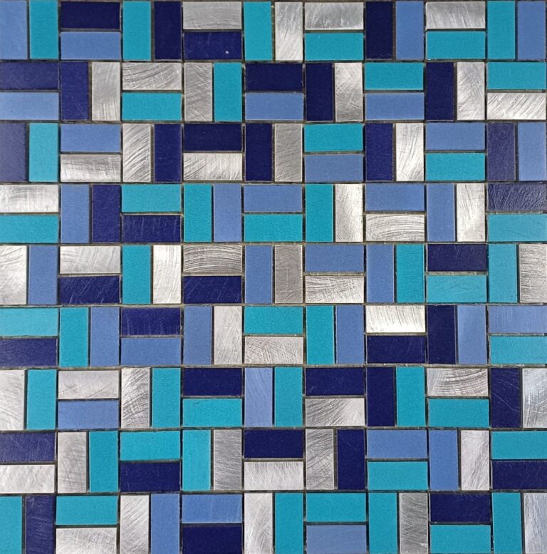 Basket Alluminio Blu | 30x30cm