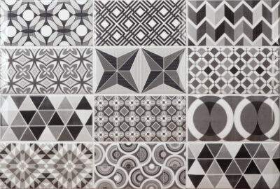 Metro Patchwork B&w | 7,5x15cm