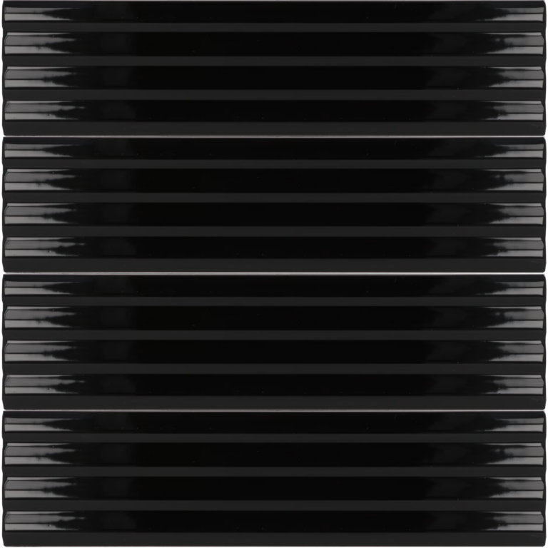 Costanova Onda Black Lucido | 5x20cm