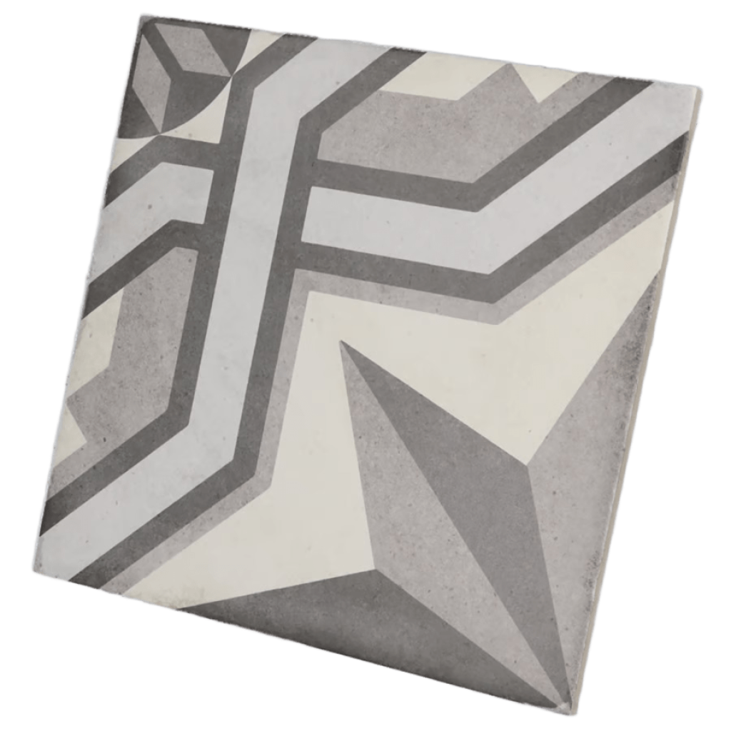 Art Nouveau Cinema Grey | 20x20cm