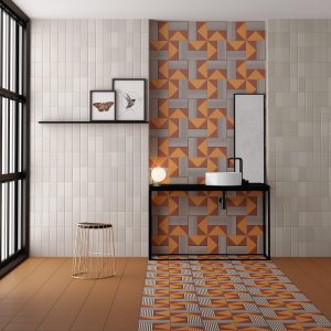 Bauhome Strich Warm | 20x20cm