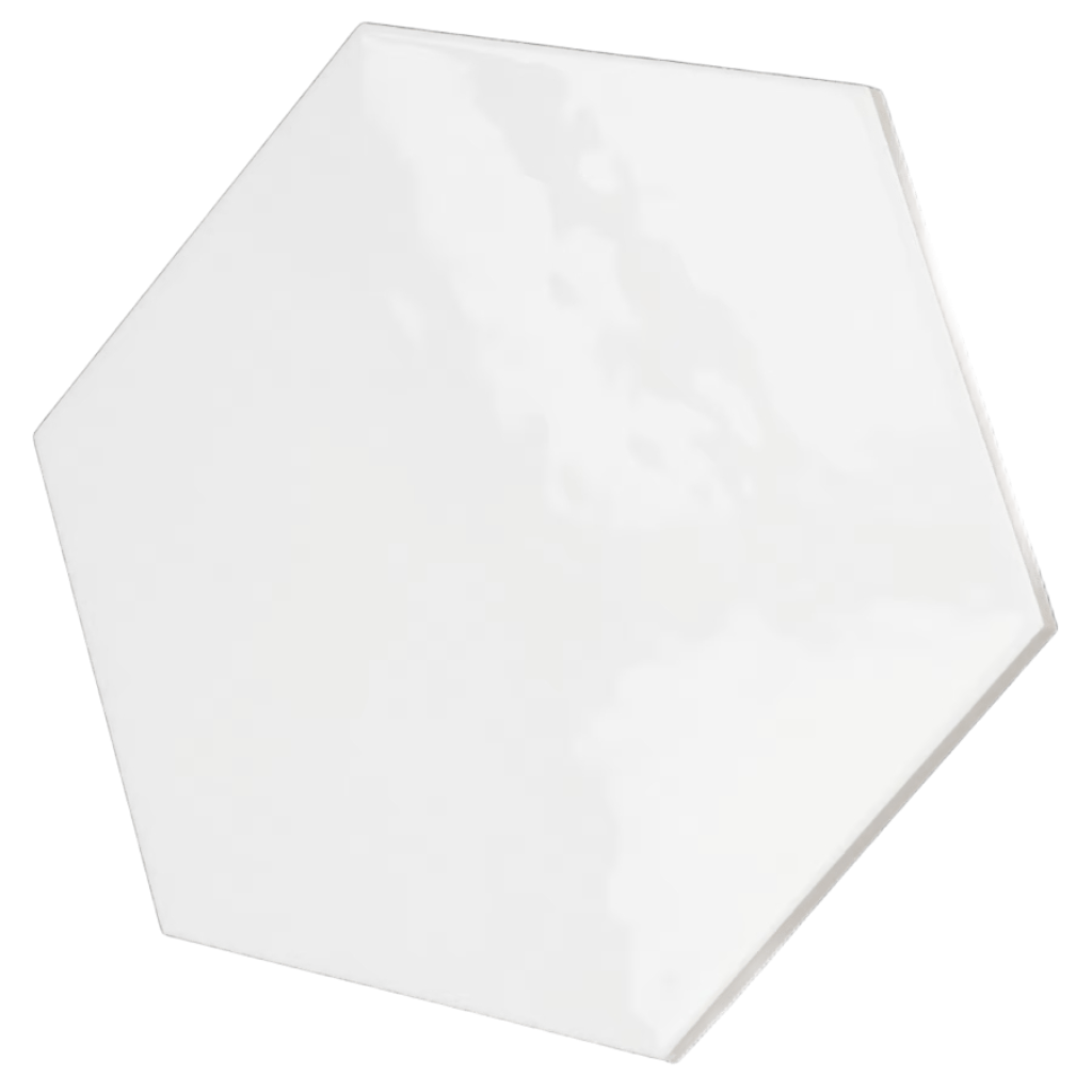 Hexatile Brillo Blanco | 17,5x20cm
