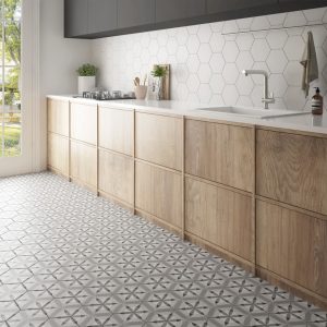Hexatile Mate Blanco | 17,5x20cm