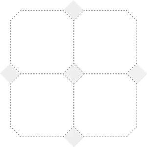 OctagonTacoBrilloBlancopieces