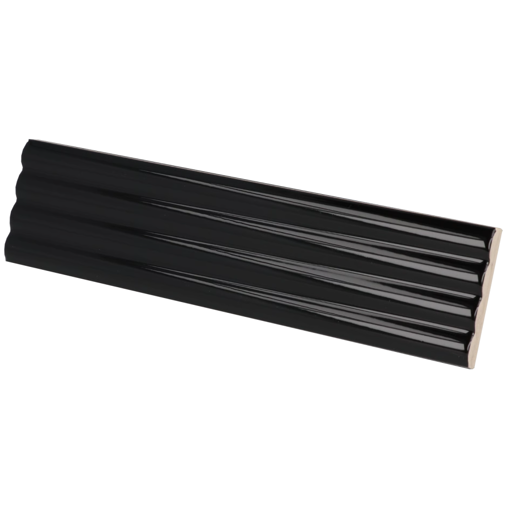 Costanova Onda Black Lucido | 5x20cm