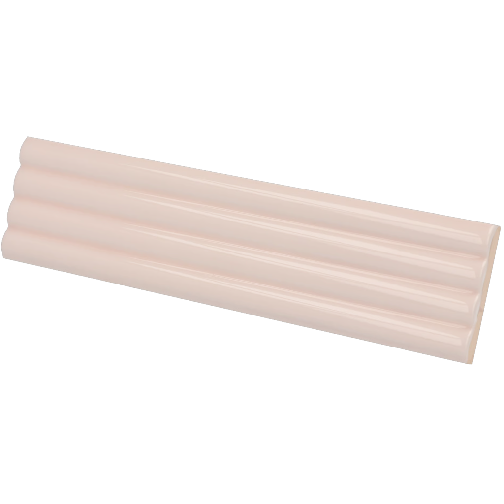 Costanova Onda Pink Stony Lucido | 5x20cm