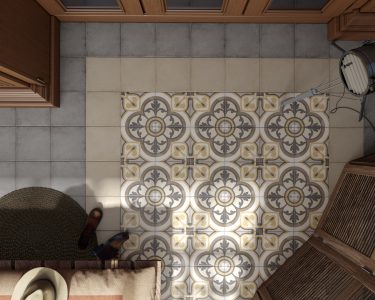 Art Nouveau Majestic Colour 20x20