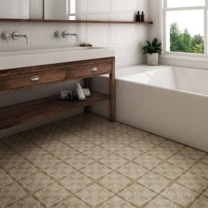 Art Nouveau La Rambla Biscuit 20x20