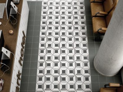 Caprice Deco Block B&W 20x20