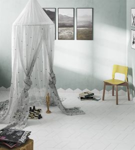 Hexatile Brillo Blanco 17,5x20