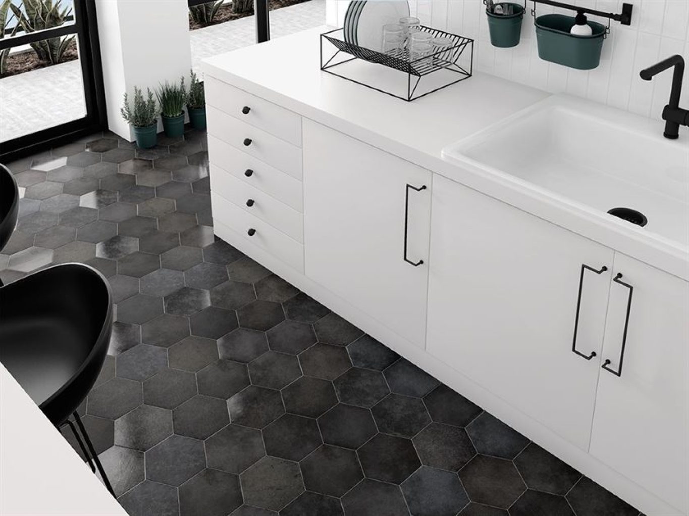 Heritage Carbon 17,5x20 Satinato