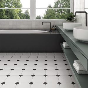 Octagon Mate Blanco 20x20