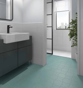 porto star + cross jade + evolution white 7,5x15